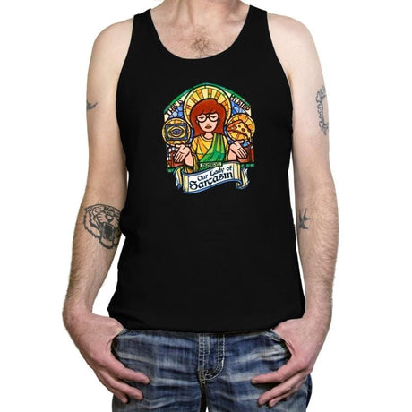 Our Lady of Sarcasm Reprint - Tanktop Tanktop RIPT Apparel