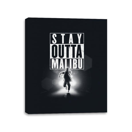 Outta Malibu - Canvas Wraps Canvas Wraps RIPT Apparel 11x14 / Black