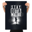 Outta Malibu - Prints Posters RIPT Apparel 18x24 / Black