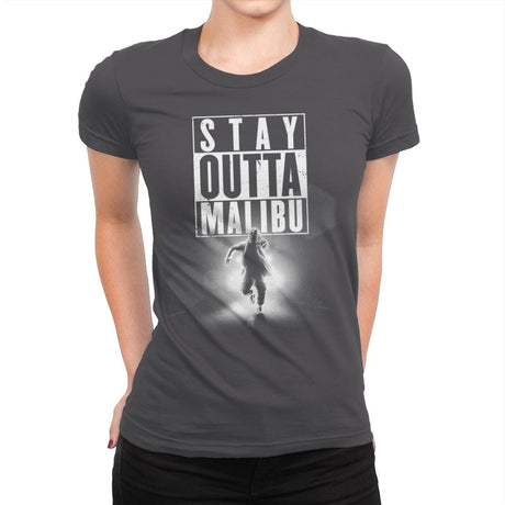 Outta Malibu - Womens Premium T-Shirts RIPT Apparel Small / Heavy Metal