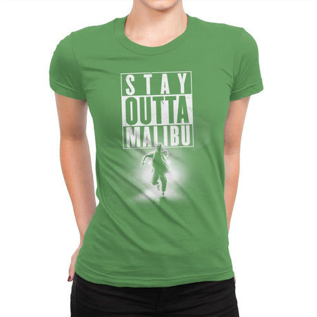 Outta Malibu - Womens Premium T-Shirts RIPT Apparel Small / Kelly Green