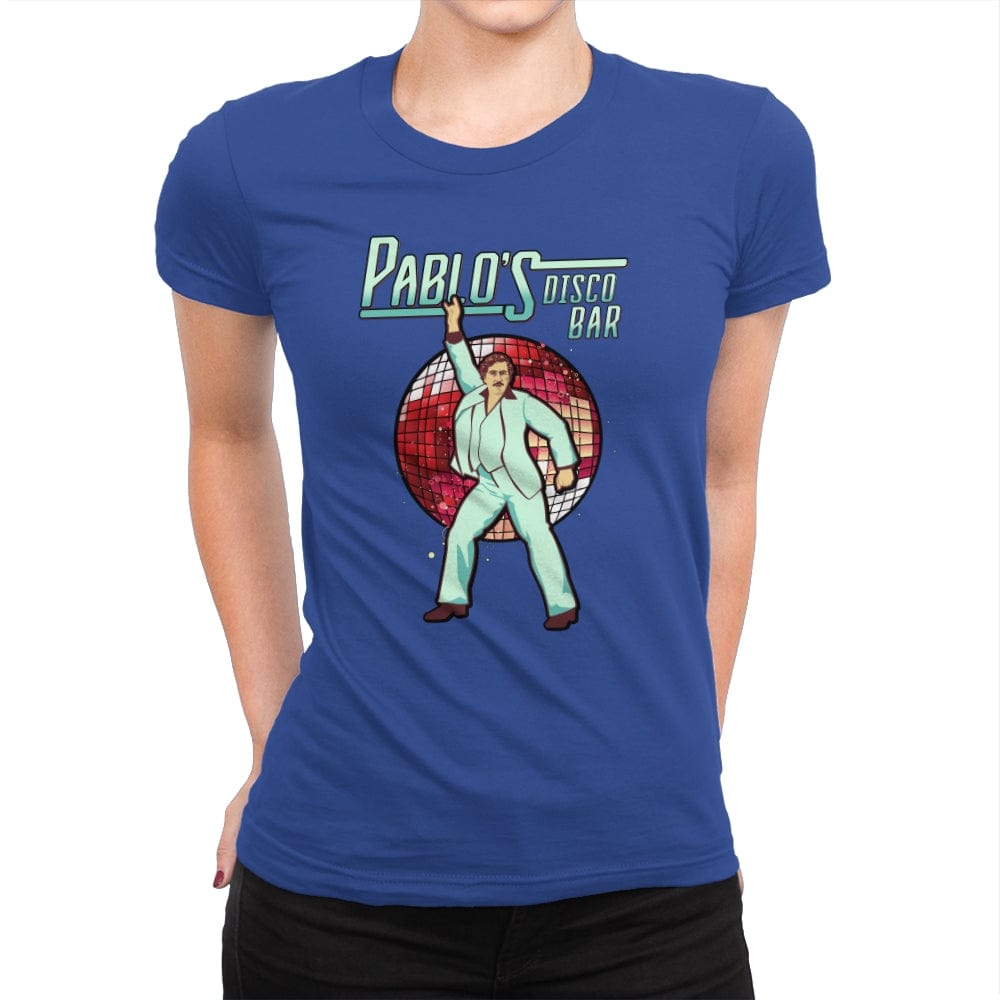 Pablo's Disco Bar - Womens Premium T-Shirts RIPT Apparel Small / Royal