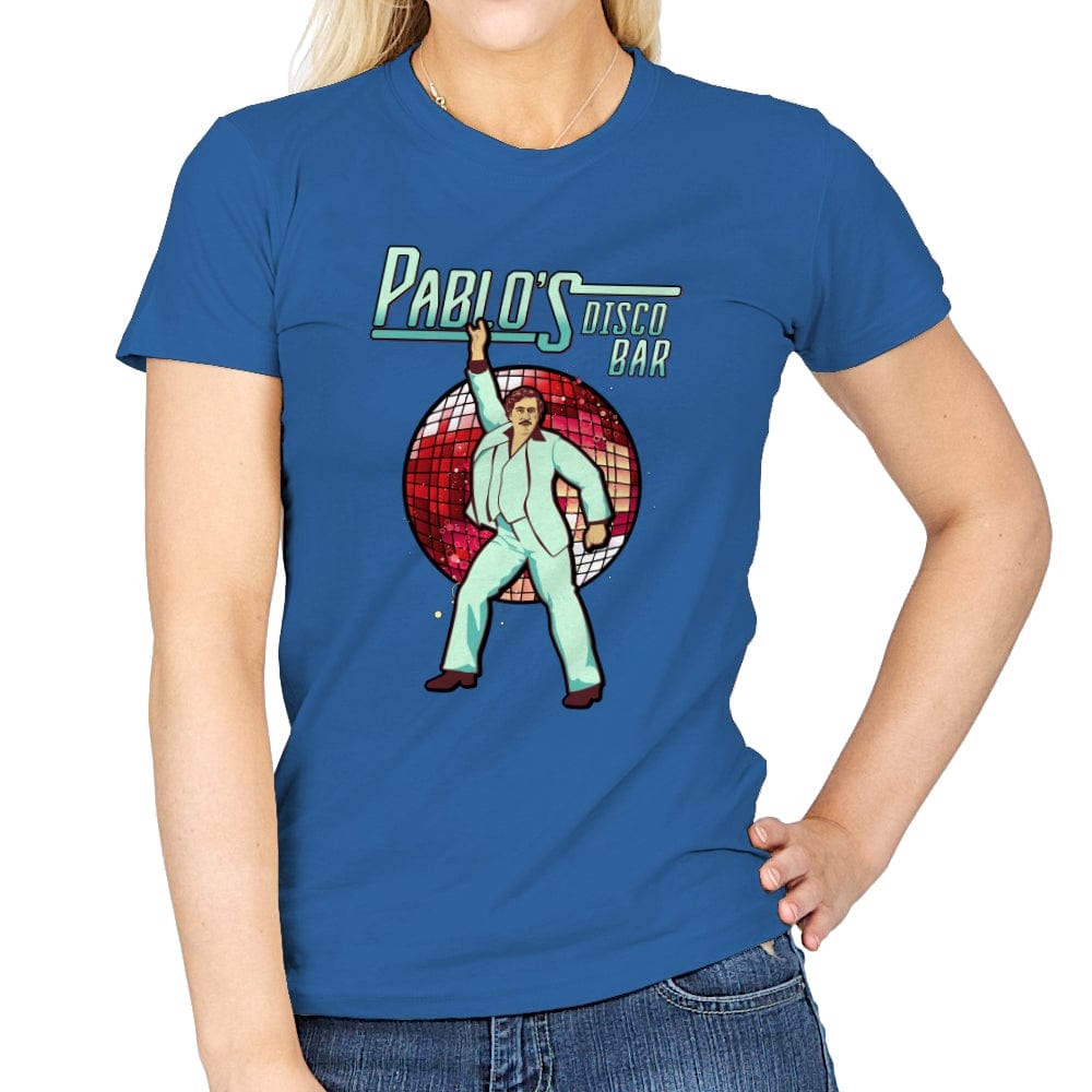 Pablo's Disco Bar - Womens T-Shirts RIPT Apparel Small / Royal