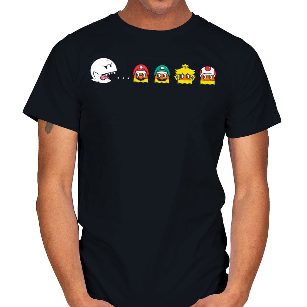 Pac-Boo! - Mens T-Shirts RIPT Apparel Small / Black