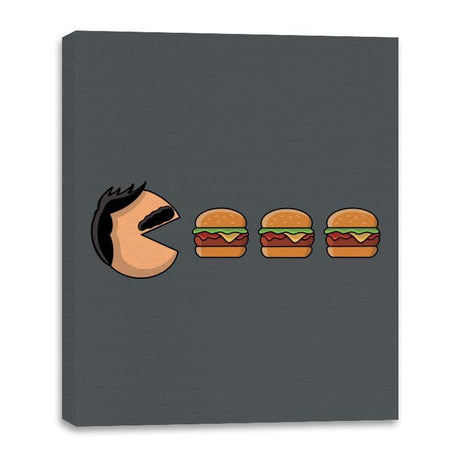 Pac Burger - Canvas Wraps Canvas Wraps RIPT Apparel 16x20 / Charcoal