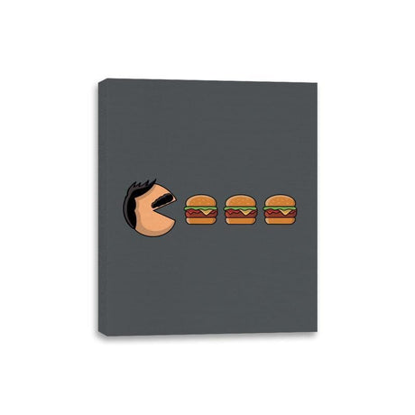 Pac Burger - Canvas Wraps Canvas Wraps RIPT Apparel 8x10 / Charcoal