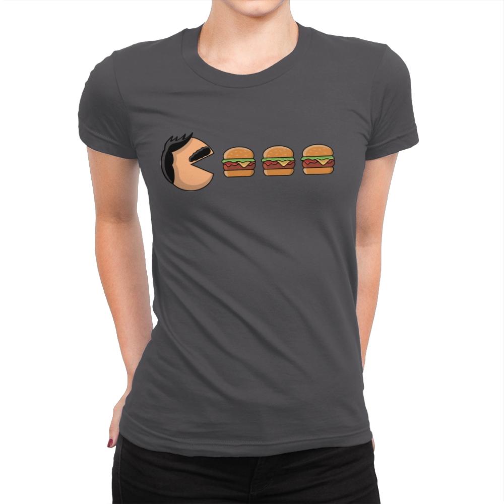 Pac Burger - Womens Premium T-Shirts RIPT Apparel Small / Heavy Metal