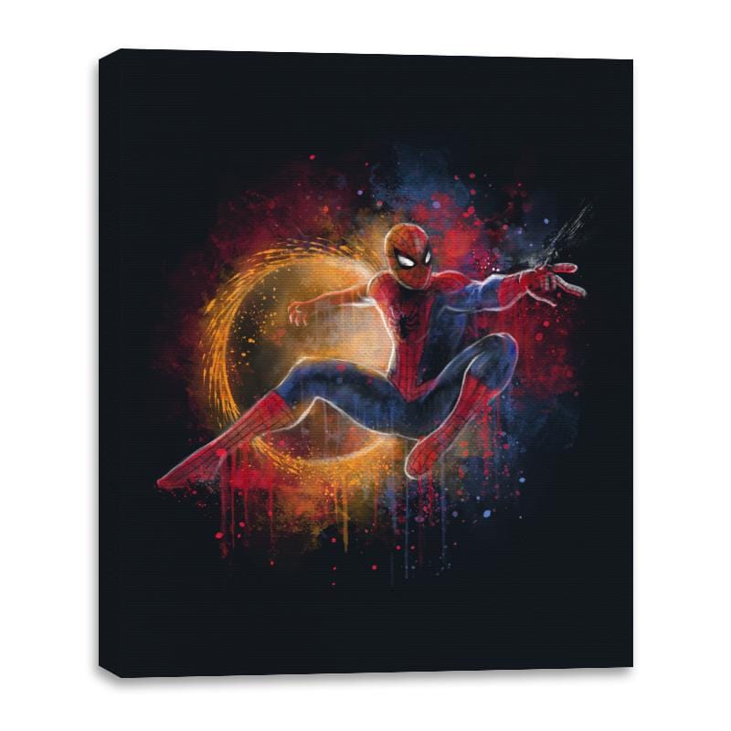 Painting the Spiderverse - Canvas Wraps Canvas Wraps RIPT Apparel 16x20 / Black