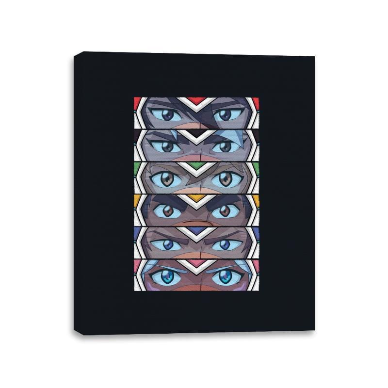 Paladin Eyes - Canvas Wraps Canvas Wraps RIPT Apparel 11x14 / Black