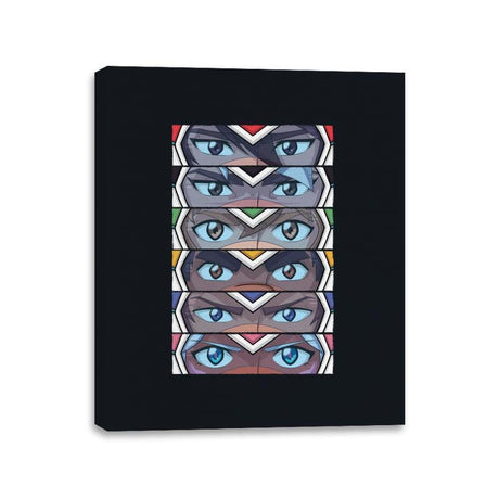 Paladin Eyes - Canvas Wraps Canvas Wraps RIPT Apparel 11x14 / Black