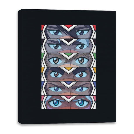 Paladin Eyes - Canvas Wraps Canvas Wraps RIPT Apparel 16x20 / Black