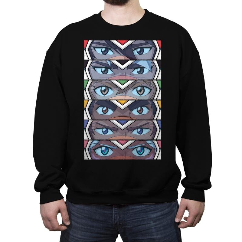 Paladin Eyes - Crew Neck Sweatshirt Crew Neck Sweatshirt RIPT Apparel Small / Black