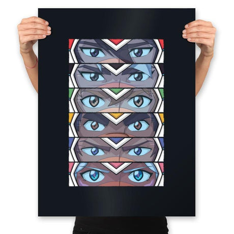 Paladin Eyes - Prints Posters RIPT Apparel 18x24 / Black