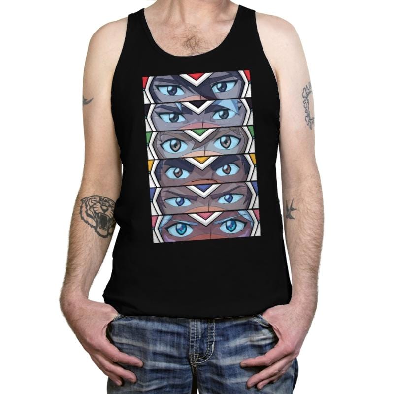 Paladin Eyes - Tanktop Tanktop RIPT Apparel X-Small / Black