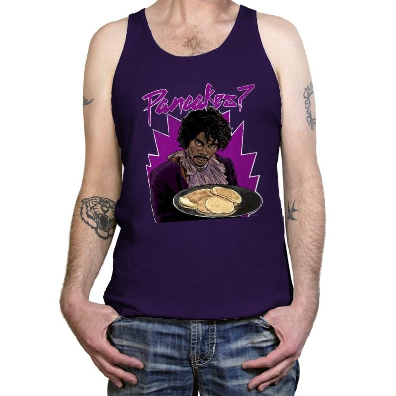 Pancakes - Anytime - Tanktop Tanktop RIPT Apparel X-Small / Purple