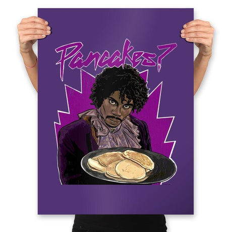 Pancakes - Prints Posters RIPT Apparel 18x24 / Purple