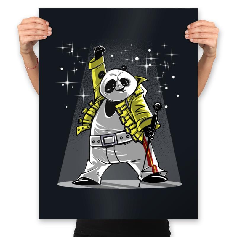 Panda Mercury - Prints Posters RIPT Apparel 18x24 / Black