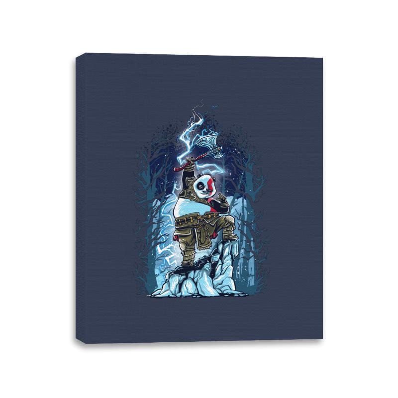 Panda of War - Canvas Wraps Canvas Wraps RIPT Apparel 11x14 / Navy