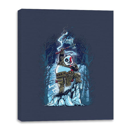 Panda of War - Canvas Wraps Canvas Wraps RIPT Apparel 16x20 / Navy