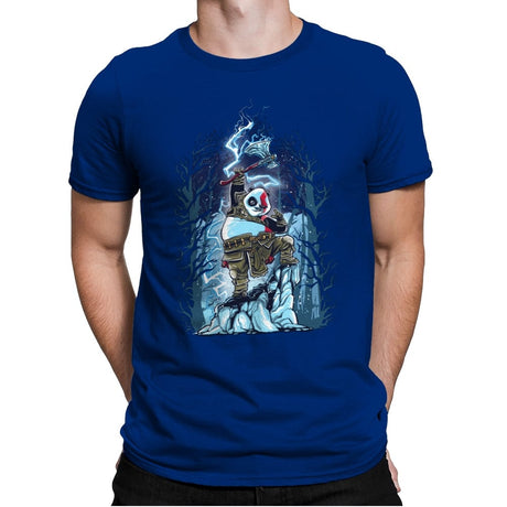 Panda of War - Mens Premium T-Shirts RIPT Apparel Small / Royal