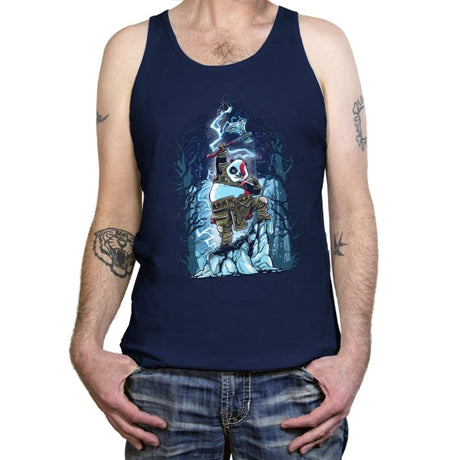 Panda of War - Tanktop Tanktop RIPT Apparel X-Small / Navy