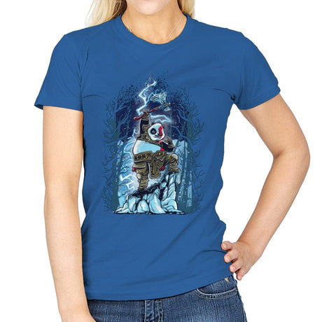 Panda of War - Womens T-Shirts RIPT Apparel Small / Royal