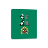 Panda Trush Fusion - Canvas Wraps Canvas Wraps RIPT Apparel 8x10 / Kelly