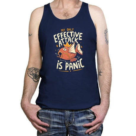 Panic Attack - Tanktop Tanktop RIPT Apparel X-Small / Navy