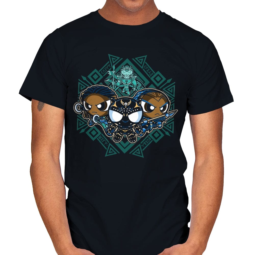 Pantherpuff Girls Forever - Mens T-Shirts RIPT Apparel Small / Black