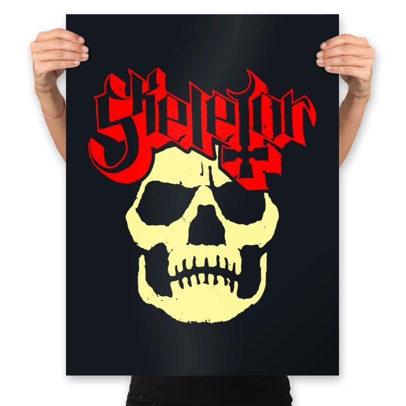 Papa Skel - Prints Posters RIPT Apparel 18x24 / Black