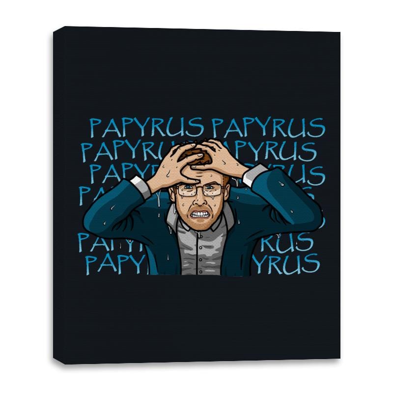 Papyrus! - Canvas Wraps Canvas Wraps RIPT Apparel 16x20 / Black