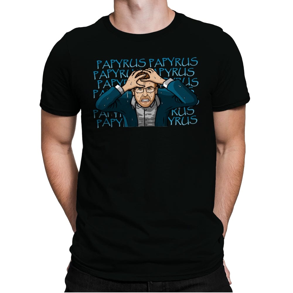 Papyrus! - Mens Premium T-Shirts RIPT Apparel Small / Black