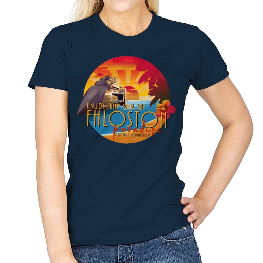 Paradise - Womens T-Shirts RIPT Apparel Small / Navy