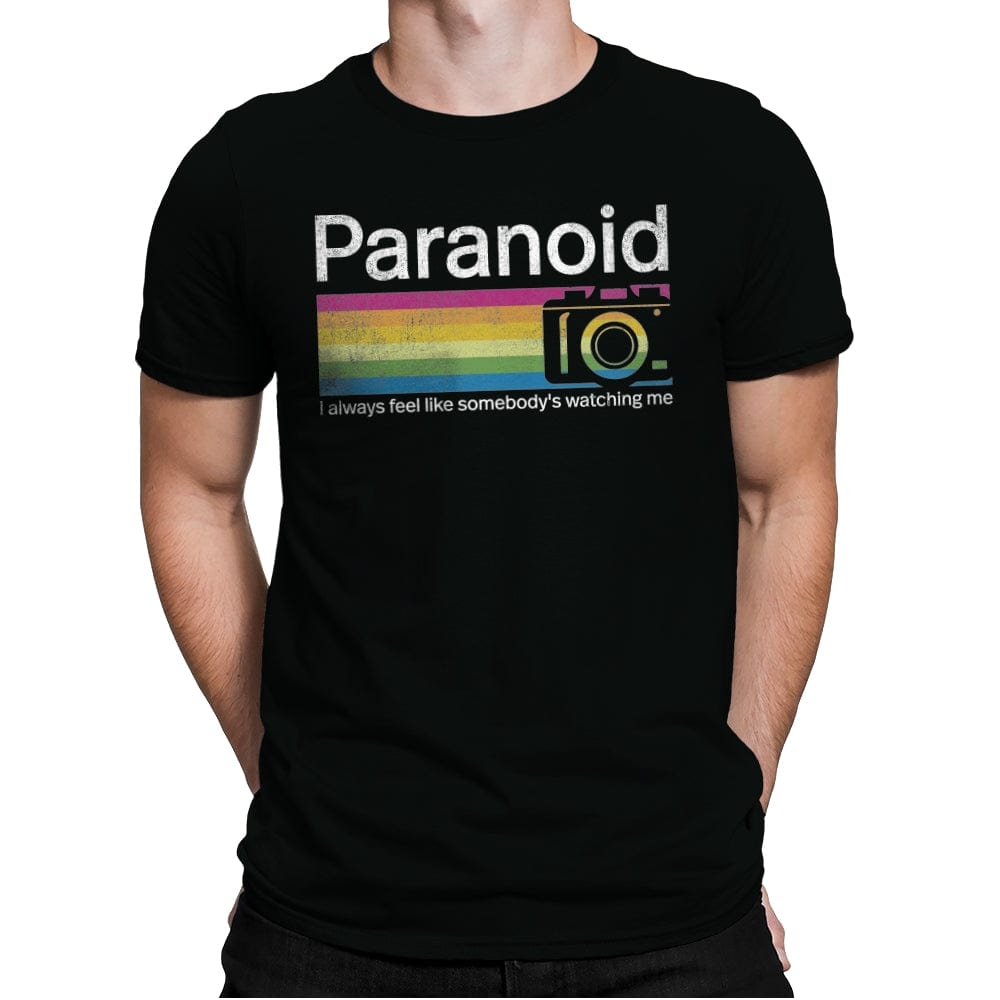 Paranoid - Mens Premium T-Shirts RIPT Apparel Small / Black