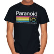 Paranoid - Mens T-Shirts RIPT Apparel Small / Black