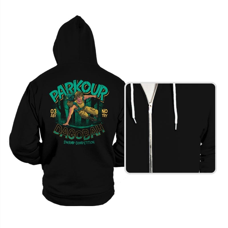 Parkour Dagobah - Hoodies Hoodies RIPT Apparel Small / Black