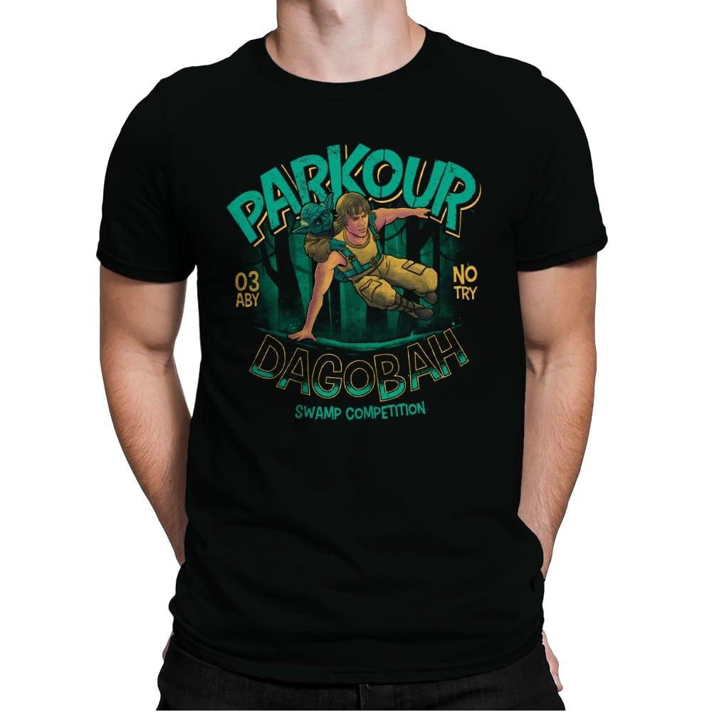 Parkour Dagobah - Mens Premium T-Shirts RIPT Apparel Small / Black