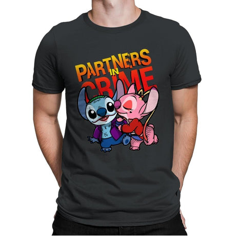 Partners in Crime - Mens Premium T-Shirts RIPT Apparel Small / Heavy Metal