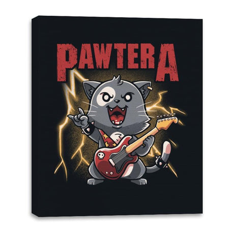 Pawtera - Canvas Wraps Canvas Wraps RIPT Apparel 16x20 / Black