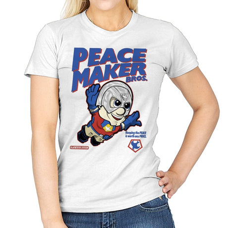 Peace Bros - Womens T-Shirts RIPT Apparel Small / White