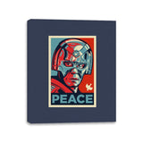 Peace - Canvas Wraps Canvas Wraps RIPT Apparel 11x14 / Navy