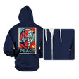 Peace - Hoodies Hoodies RIPT Apparel Small / Navy