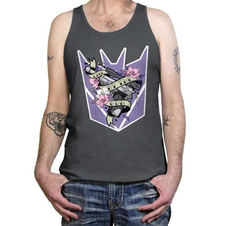 Peace Through Tyranny - Tanktop Tanktop RIPT Apparel X-Small / Asphalt