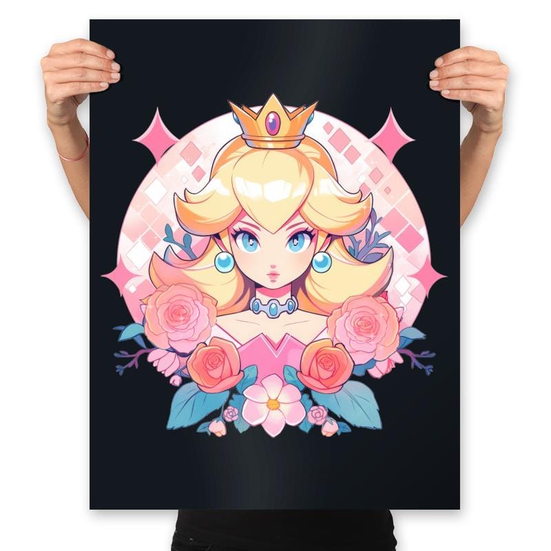 Peaches - Prints Posters RIPT Apparel 18x24 / Black