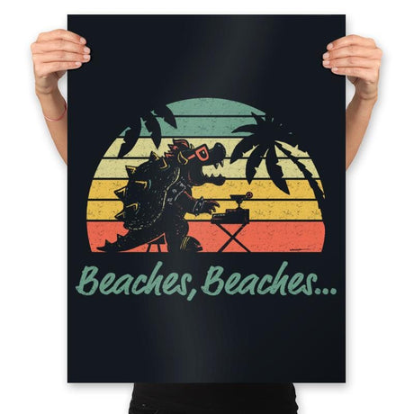 Peaches - Prints Posters RIPT Apparel 18x24 / Black