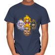 Peaches Rhapsody - Mens T-Shirts RIPT Apparel Small / Navy