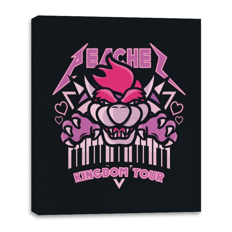 Peaches Tour - Canvas Wraps Canvas Wraps RIPT Apparel 16x20 / Black