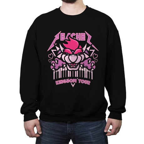 Peaches Tour - Crew Neck Sweatshirt Crew Neck Sweatshirt RIPT Apparel Small / Black