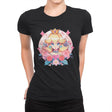 Peaches - Womens Premium T-Shirts RIPT Apparel Small / Black