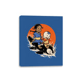 Penguin Sledding Winter Fun - Canvas Wraps Canvas Wraps RIPT Apparel 8x10 / Royal